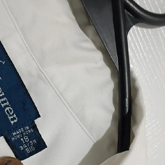 Ralph Lauren White Casual Button Down Shirt with Logo - Picture 4 of 8